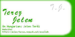 terez jelen business card