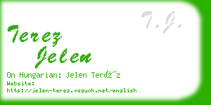 terez jelen business card